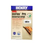 HENRY 8 lb. UniFlex Pro Rapid Set Universal Grout  - BRILLIANT WHITE Sanded indoor/outdoor Henry UniFlex Grout